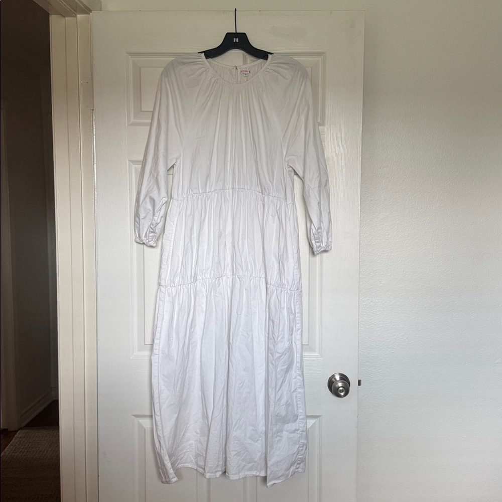 sundry white maxi dress